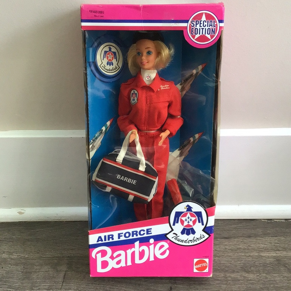 Barbie Air Force Thunderbirds Doll - Red